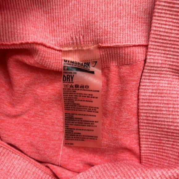 ✨GYMSHARK | Ombré Seamless Leggings | Peach Coral | Size M - Picture 9 of 11